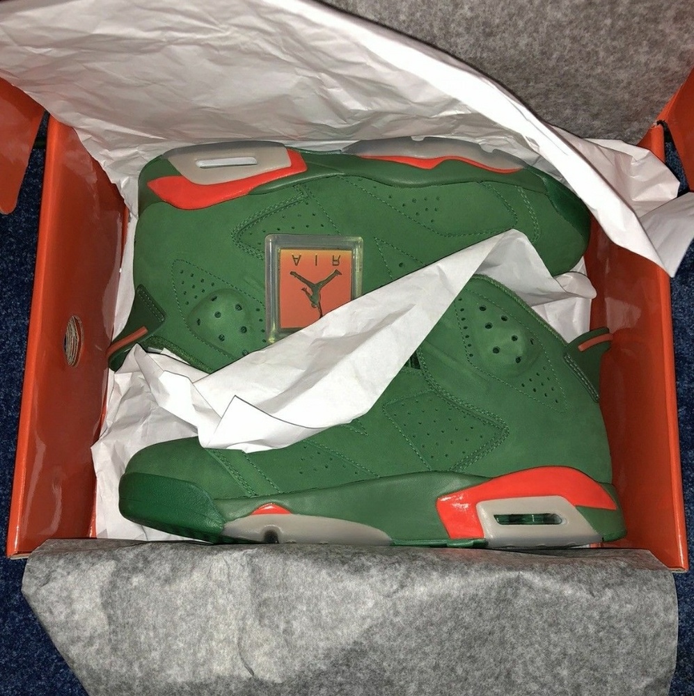 Green gatorade jordan 6